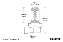 Cargar imagen en el visor de la galería, Diode Dynamics H8 XP80 LED - Cool - White (Pair)