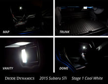 Cargar imagen en el visor de la galería, Diode Dynamics 15-19 Subaru WRX Interior Light Kit Stage 2 - Red