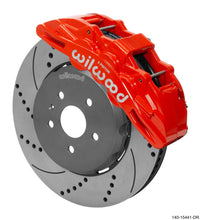 Cargar imagen en el visor de la galería, Wilwood SX6R Front Brake Kit 15in SRP Drilled/Slotted Rotor - Red