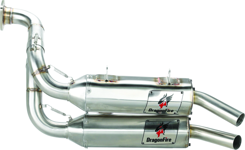 DragonFire Racing Exhaust - Fits Honda Talon 1000R/X Dual Slip On