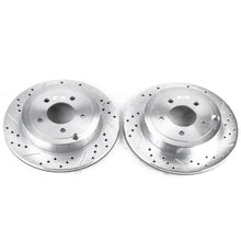 Cargar imagen en el visor de la galería, Power Stop 07-10 Ford Edge Rear Evolution Drilled &amp; Slotted Rotors - Pair