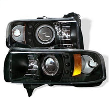 Load image into Gallery viewer, Spyder Dodge Ram 1500 94-01 94-02 Projector Headlights CCFL Halo LED Blk PRO-YD-DR94-CCFL-BK