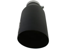 Cargar imagen en el visor de la galería, aFe MACHForce XP Exhausts Tips SS-304 EXH Tip 4In x 7Out x 18L Bolt-On (blk)