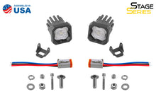 Cargar imagen en el visor de la galería, Diode Dynamics Stage Series C1 LED Pod - White SAE Fog Standard WBL (Pair)