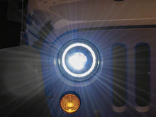 Cargar imagen en el visor de la galería, Raxiom 07-18 Jeep Wrangler JK 7-Inch V2 Dragon Eye LED Headlights- Black Housing- Clear Lens