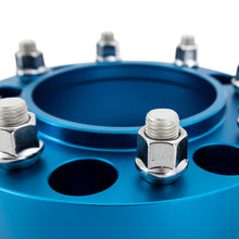 Cargar imagen en el visor de la galería, Mishimoto Borne Off-Road Wheel Spacers - 8X170 - 125 - 50mm - M14 - Blue