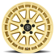 Cargar imagen en el visor de la galería, ICON Journey 17x8 / 5x108 / 38 mm / 6in BS Gloss Gold Wheel