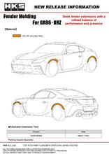Cargar imagen en el visor de la galería, HKS 2022+ Toyota GR86 / Subaru BRZ Fender Molding Kit