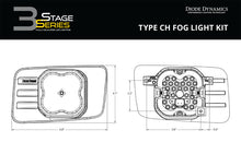 Cargar imagen en el visor de la galería, Diode Dynamics SS3 Type CH LED Fog Light Kit Sport ABL - Yellow SAE Fog