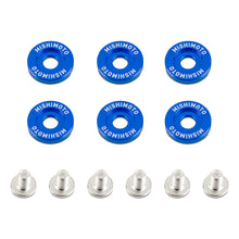 Load image into Gallery viewer, Mishimoto Large Fender Washer Kit (6pcs) - Blue