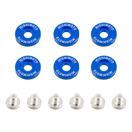 Mishimoto Large Fender Washer Kit (6pcs) - Blue