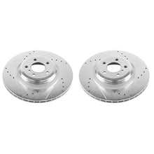 Cargar imagen en el visor de la galería, Power Stop 10-15 BMW 550i GT Rear Evolution Drilled &amp; Slotted Rotors - Pair