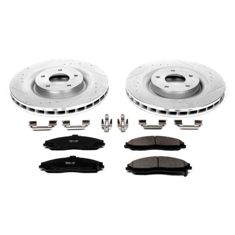 Power Stop 06-09 Cadillac XLR Front Z23 Evolution Sport Brake Kit