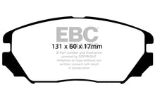 Load image into Gallery viewer, EBC 08-09 Hyundai Azera 3.3 Ultimax2 Front Brake Pads