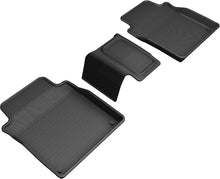 Cargar imagen en el visor de la galería, 3D MAXpider 2019-2020 Audi A8L Kagu 2nd Row Floormats - Black