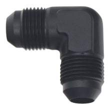 Load image into Gallery viewer, DeatschWerks 8AN Male Flare to 8AN Male Flare 90-Degree Fitting - Anodized Matte Black