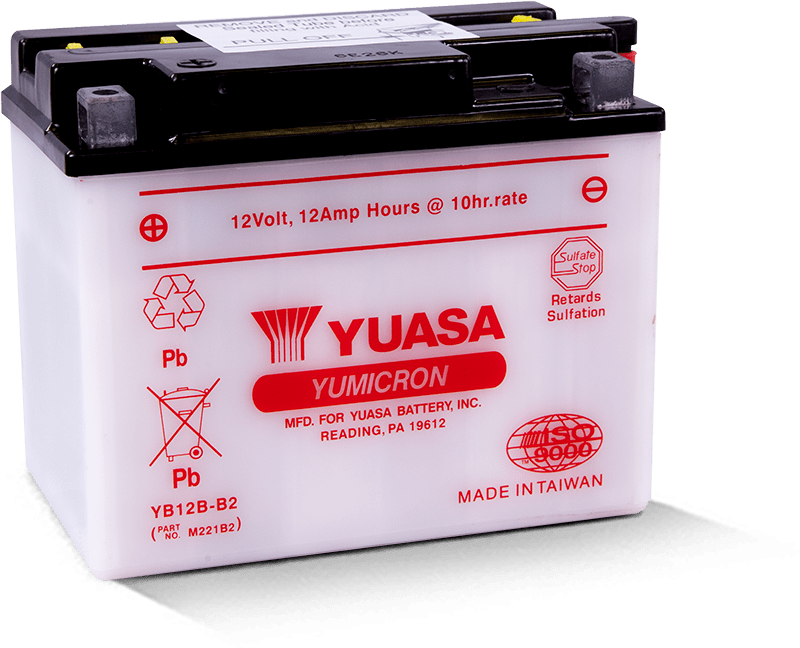 Yuasa YB12B-B2 Yumicron 12-Volt Battery