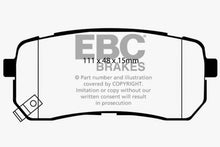 Cargar imagen en el visor de la galería, EBC 07-12 Hyundai Veracruz 3.8 Greenstuff Rear Brake Pads