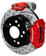 Cargar imagen en el visor de la galería, Wilwood Forged Dynalite Rear Electronic Parking Brake Kit - Red Powder Coat Caliper - D/S Rotor