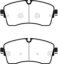 EBC 2018+ Jaguar E-Pace 2.0L Turbo (246) Yellowstuff Front Brake Pads