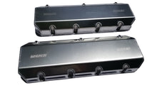 Cargar imagen en el visor de la galería, Moroso Brodix DN9 (w/3in Cylinder Heads) Valve Cover w/Billet Rail - Aluminum - Pair