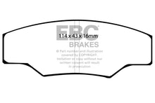 Cargar imagen en el visor de la galería, EBC Brakes Yellowstuff Performance Brake Pads