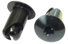 Cargar imagen en el visor de la galería, Moroso Quick Fastener - Oval Head - 7/16in x .500in - Aluminum - Black - 10 Pack