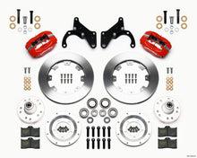 Cargar imagen en el visor de la galería, Wilwood Forged Dynalite Front Kit 12.19in Red 65-68 Chevy Impala -Drum Spindle