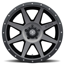 ICON Rebound 20x9 / 6x5.5 / 16mm / 5.625in BS Titanium Wheel