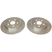 Cargar imagen en el visor de la galería, Power Stop 19-20 Toyota Corolla Rear Evolution Drilled &amp; Slotted Rotors - Pair