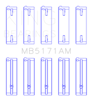 Load image into Gallery viewer, King Engine Bearings Mazda FS-DE L4/FP L4/FS L4  DOHC 16 Valve  (Size +0.25) Main Bearing Set