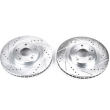 Cargar imagen en el visor de la galería, Power Stop 13-15 Acura ILX Front Evolution Drilled &amp; Slotted Rotors - Pair