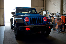 Cargar imagen en el visor de la galería, Oracle 07-17 Jeep Wrangler Surface Mount LED Headlight Halo Kit - Red