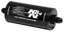 Load image into Gallery viewer, K&amp;N 2in OD x 6in L 6AN 25 Micron In-Line Fuel/Oil Filter