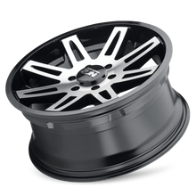 Cargar imagen en el visor de la galería, ION Type 142 20x9 / 5x139.7 BP / 0mm Offset / 87.1mm Hub Black/Machined Wheel
