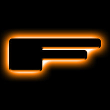 Load image into Gallery viewer, ORACLE Lighting Universal Illuminated LED Letter Badges - Matte Blk Surface Finish - F