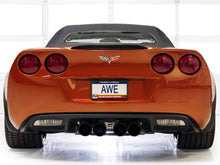 Load image into Gallery viewer, AWE Tuning 05-07 C6 Chevrolet Corvette 6.0L Track Edition Axle-Back Exhaust w/ Diamond Black Tips