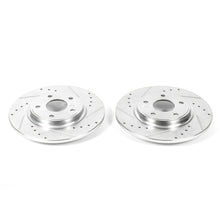 Cargar imagen en el visor de la galería, Power Stop 12-16 Chrysler Town &amp; Country Rear Evolution Drilled &amp; Slotted Rotors - Pair