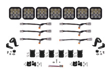 Cargar imagen en el visor de la galería, Diode Dynamics SS5 Pro Universal CrossLink 7-Pod Lightbar - White Driving
