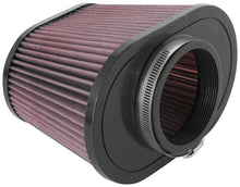 Cargar imagen en el visor de la galería, K&amp;N Universal Clamp-On Air Filter 3.5in Flg ID x 8.5x5.25in B OD x 6.25x4in T OD x 5.5in H