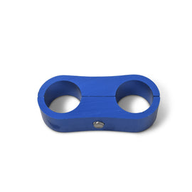 Russell Hose Separator For -12 Braided Hose Blue Anodize (2 Pack)