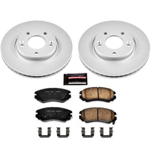 Cargar imagen en el visor de la galería, Power Stop 06-10 Hyundai Sonata Front Z17 Evolution Geomet Coated Brake Kit