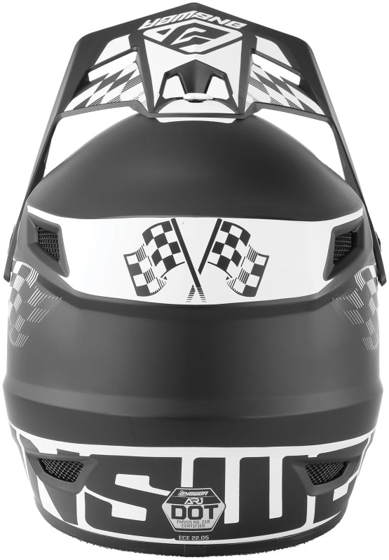 Answer AR1 Sweep Helmet Black/White - Medium