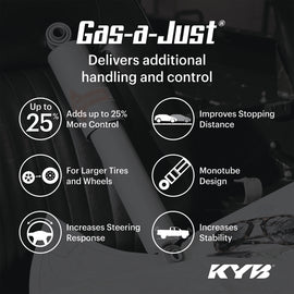 KYB 11-22 Dodge Durango / 11-21 Jeep Grand Cherokee (w/ Eco Suspension) Gas-a-Just Gas Shock - Rear