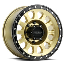 Cargar imagen en el visor de la galería, Method MR315 17x8.5 +25mm Offset 8x6.5 130.81mm CB Gold/Black Street Loc Wheel