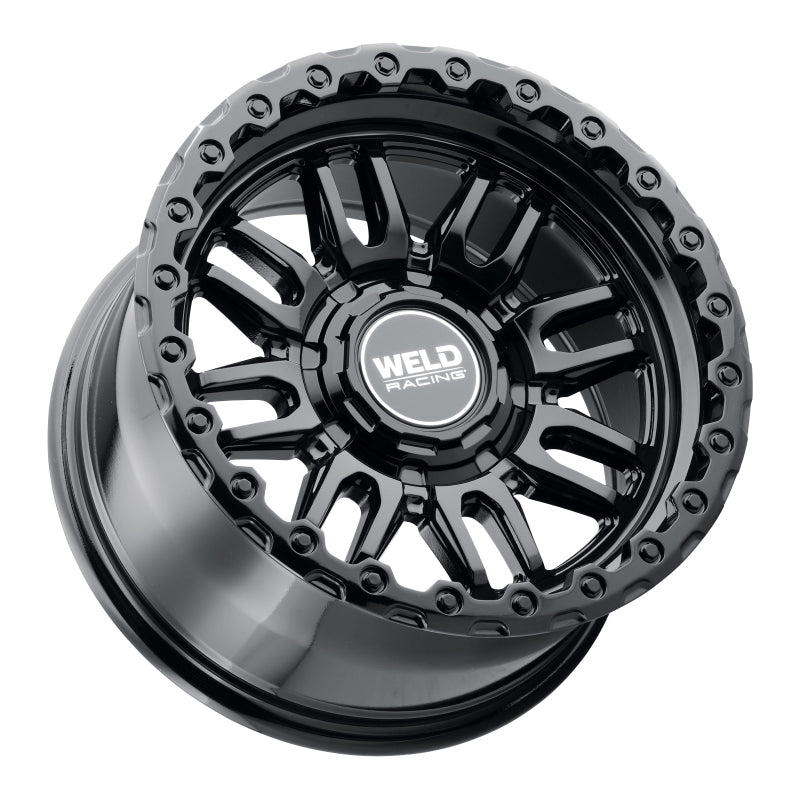 Weld Off-Road Swift 17x9in - 8x170 BP - ET-12 - 125.1mm CB - Gloss Black Wheel & Ring