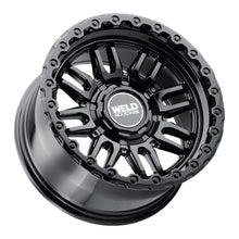 Cargar imagen en el visor de la galería, Weld Off-Road Swift 17x9in - 5x114.3 / 5x127 BP - ET-12 - 78.1mm CB - Gloss Black Wheel &amp; Ring