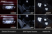 Cargar imagen en el visor de la galería, Diode Dynamics 05-15 Toyota Tacoma Interior LED Kit Cool White Stage 2