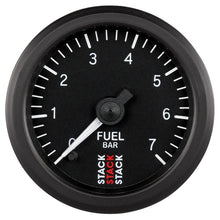 Cargar imagen en el visor de la galería, Autometer Stack 52mm 0-7 Bar M10 Male Pro Stepper Motor Fuel Pressure Gauge - Black