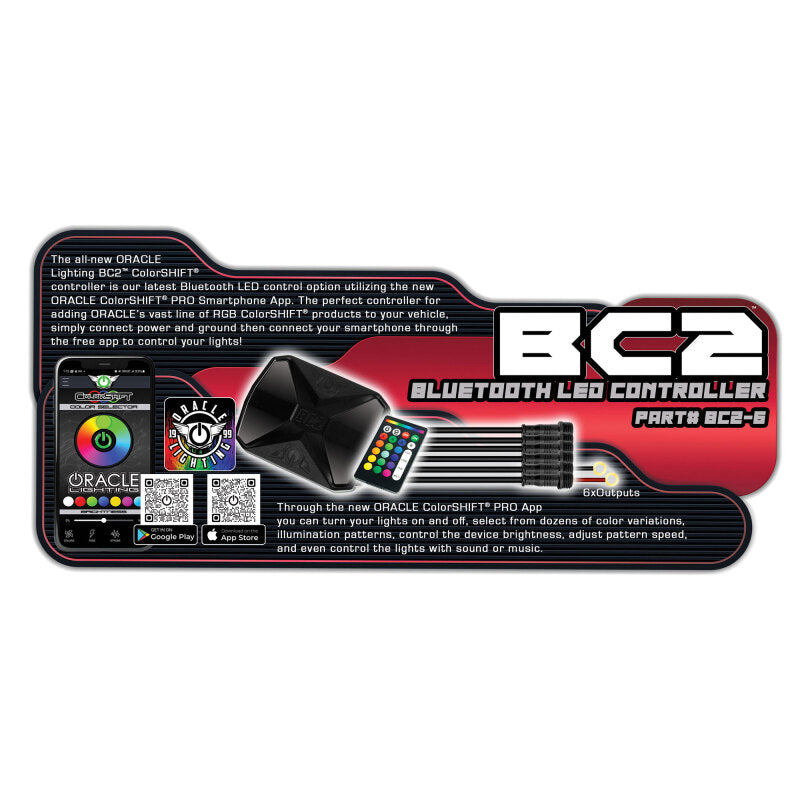 ORACLE Lighting BC2 Bluetooth ColorShift RGB LED Controller - 6 Output